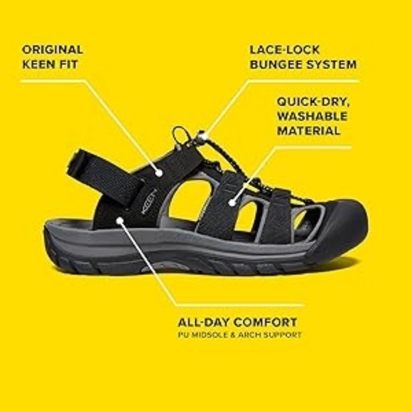 Keen Other - Keen Men’s Black Commuter Cycling Sandals. Size 13